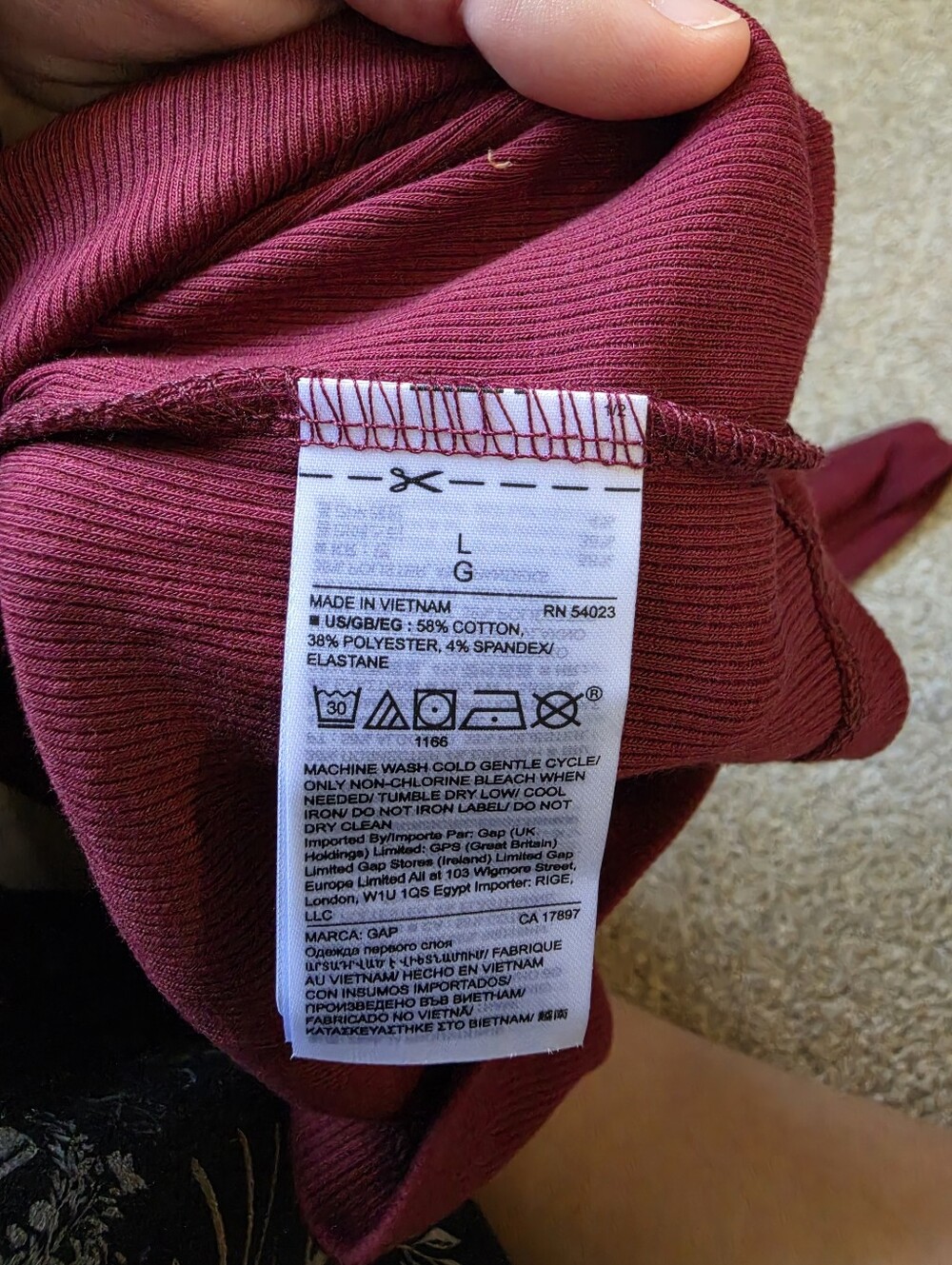 Gap Ribbed Tank Top - Picture 5 of 5